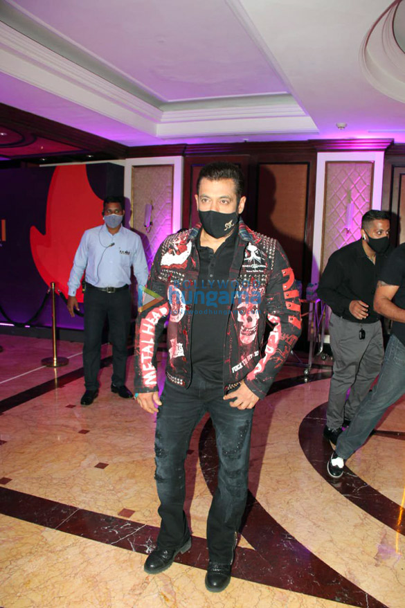 photos salman khan snapped at the launch of chingari gari crypto social coin 2