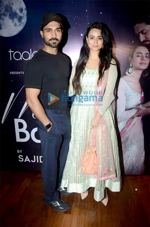 photos salman yusuff khan and soundarya sharma grace the launch of sajid alis new single mast barsaat 2