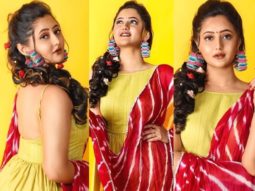 Rashami Desai rings in Navaratri season in beautiful lime green salwar suit