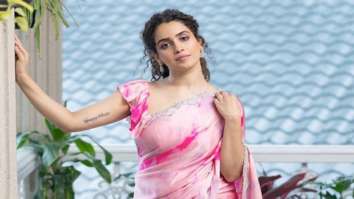 Sanya Malhotra is a desi doll in a beautiful Shehla Khan saree