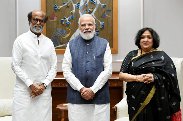 Rajinikanth meets Prime Minister Narendra Modi, President Ram Nath Kovind, see photos