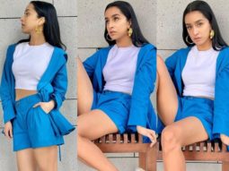 Shraddha Kapoor slays in blue co-ord set worth Rs. 14,000