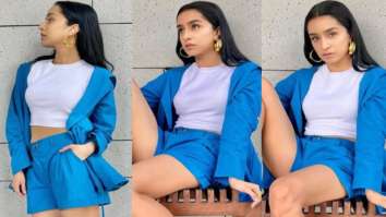 Shraddha Kapoor slays in blue co-ord set worth Rs. 14,000