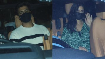 Snapped: Katrina Kaif and Vicky Kaushal at Matrix Office in Khar, Mumbai post shooting