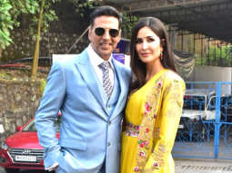 Spotted: Akshay Kumar, Katrina Kaif and Rohit Shetty outside KBC set in Filmcity promoting Sooryavanshi