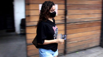Spotted: Sanya Malhotra at a clinic in Andheri, Mumbai