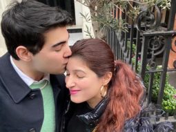 Twinkle Khanna receives forehead kiss from Aarav; duo enjoys Sunday outing in London