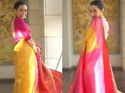 Karisma Kapoor is a ray of light in a beautiful silk saree