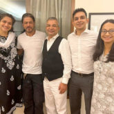 Shah Rukh Khan is all smiles after Aryan Khan gets bail as he poses with the legal team that represented his son