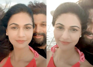 Allu Arjun and Sneha pose for a romantic video in the Maldives