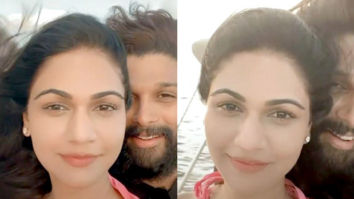 Allu Arjun and Sneha pose for a romantic video in the Maldives