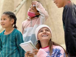 Rubina Dilaik meets her little fans from a remote village of Himachal Pradesh