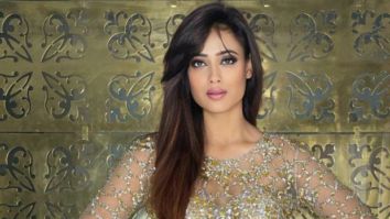 Shweta Tiwari dazzles in a golden sequin bodycon dress; shares alluring pictures