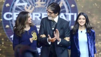 Amitabh Bachchan gets emotional on KBC 1000th episode with daughter Shweta, granddaughter Navya
