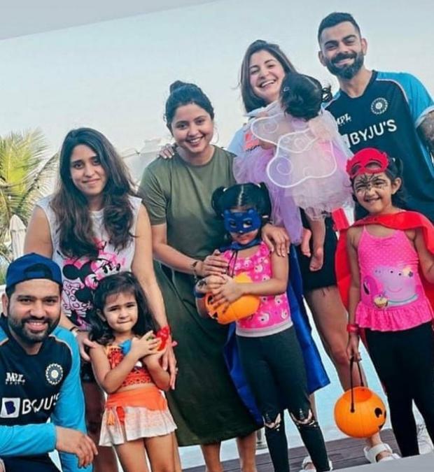 Anushka Sharma-Virat Kohli’s daughter Vamika dressed up as fairy for Halloween, Rohit Sharma joins celebration in Dubai Anushka Sharma-Virat Kohli’s daughter Vamika dressed up as fairy for Halloween, Rohit Sharma joins celebration in Dubai