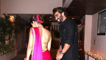 Arjun Kapoor shares a candid picture with ladylove Malaika Arora from Diwali party, says ‘She makes me happy’