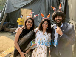 On the Sets of the movie Dhamaka
