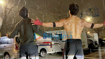 On The Sets From The Movie Ganapath - A Hero Is Born