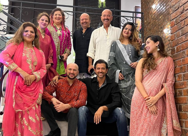Inside Photos: Hrithik Roshan, Rakesh Roshan and family radiate happiness on Diwali 