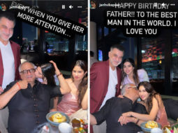 Janhvi Kapoor is annoyed as Khushi Kapoor gets love from dad Boney Kapoor on his birthday, see photos