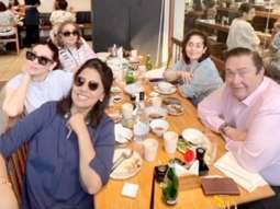 Karisma Kapoor, Neetu Kapoor and Randhir Kapoor get together for a Kapoor family lunch session