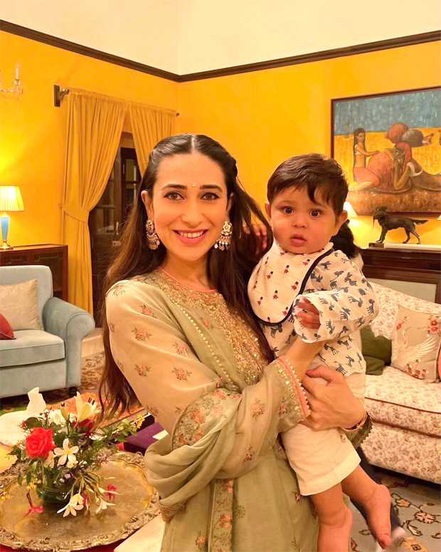 Karisma Kapoor poses with nephew Jehangir Ali Khan, Sonam Kapoor says ‘adorable’ Karisma Kapoor poses with nephew Jehangir Ali Khan, Sonam Kapoor says ‘adorable’