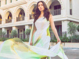 Mahira Khan looks resplendent in a vibrant sequin dress for a glam night