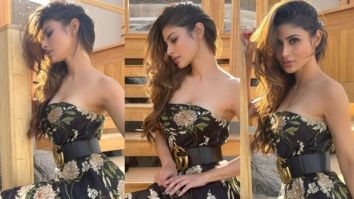 Mouni Roy looks breathtaking in a black floral dress in Dubai Mouni Roy looks breathtaking in a black floral dress in Dubai