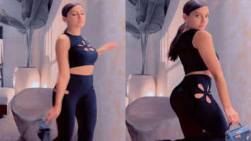 Nora Fatehi makes heads turn in an all-black outfit with floral cut outs Nora Fatehi makes heads turn in an all-black outfit with floral cut outs