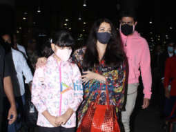 Photos: Abhishek Bachchan, Aishwarya Rai Bachchan and Aaradhya Bachchan snapped at the airport