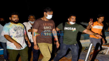 Photos: Ajay Devgn snapped at Versova Jetty