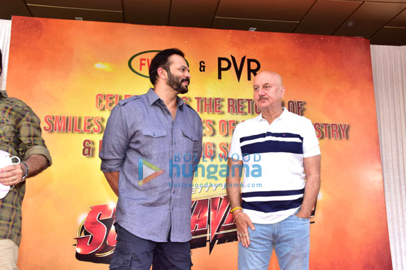 photos fwice and pvr cinema celebrate success of rohit shettys sooryavanshi 3