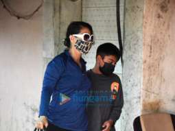Photos: Kajol snapped with her son at Pilates class