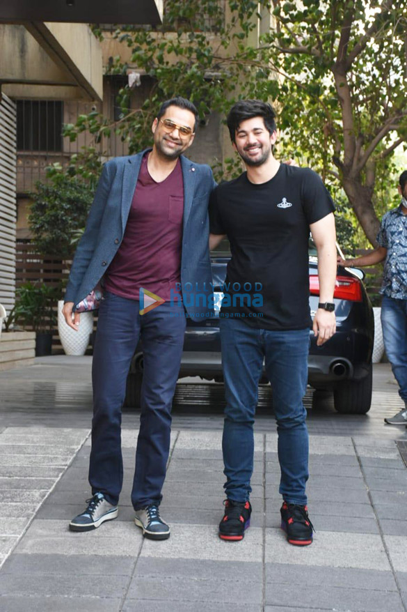 photos karan deol spotted with his uncle abhay deol for the promotion for their film velle 4
