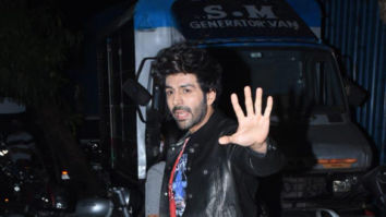 Photos: Kartik Aaryan, Sharvari Wagh and Sidhant Chaturvedi snapped on the sets of Bigg Boss