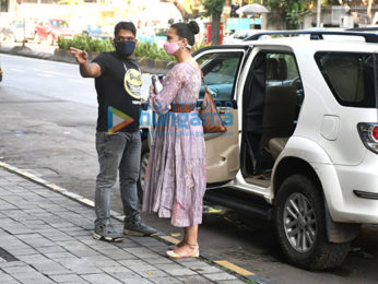 Photos: Lara Dutta spotted at Bandra