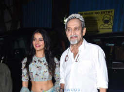 Photos: Mahima Makwana, Aayush Sharma and Mahesh Manjrekar spotted at Filmcity to promote Antim on Bigg Boss