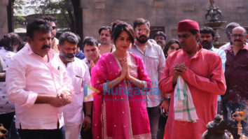 Photos: Mallika Sherawat snapped at the mahurat announcement of the film Naagmati