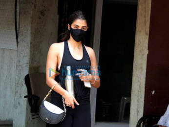Photos: Pooja Hegde spotted at pilates class in Santacruz