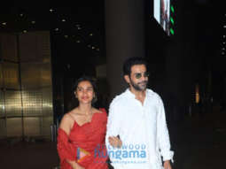 Photos: Rajkummar Rao and Patralekha return to Mumbai after marriage