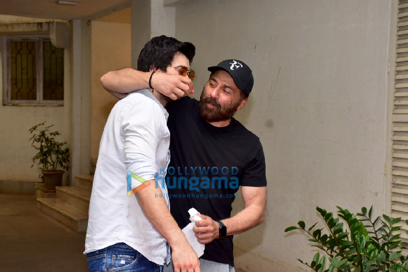 photos sunny deol snapped with karan deol for birthday celebrations 2