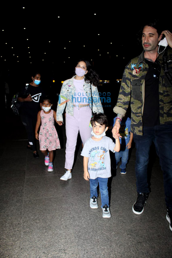 photos sunny leone huma qureshi and others snapped at the airport 1