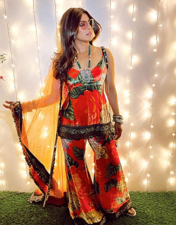 Priyanka Chopra styles the perfect Sabyasachi fusion outfit for Lilly Singh's Diwali party