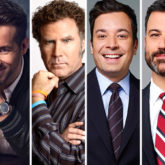 Ryan Reynolds and Will Ferrell switch places to pull a prank on Jimmy Fallon and Jimmy Kimmel