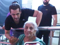 Salman Khan greets an elderly fan at the screening of Antim – The Final Truth, watch video 