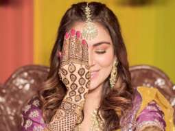 Shraddha Arya looks stunning at her Mehendi Ceremony, flaunts Engagement Ring. See photos