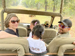 Soha Ali Khan enjoys jungle safari with Kunal Khemu and Inaaya, watch video