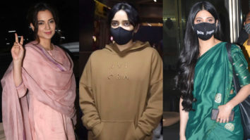 Spotted: Kangana Ranaut, Neha Sharma and Shruti Haasan at Mumbai Airport