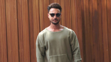 Spotted: Mahima Makwana and Ayush Sharma Promoting Antim outside Salman Khan Films office