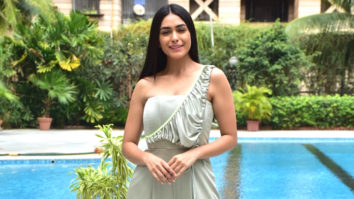 Spotted: Mrunal Thakur promoting her upcoming film Jersey